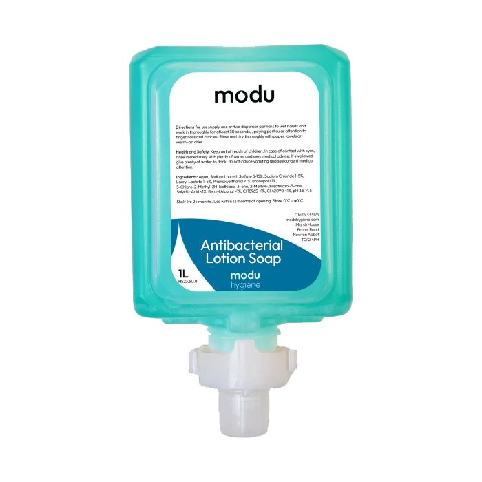 Antibacterial Blue Lotion Soap - 6 x 1L Cartridges 